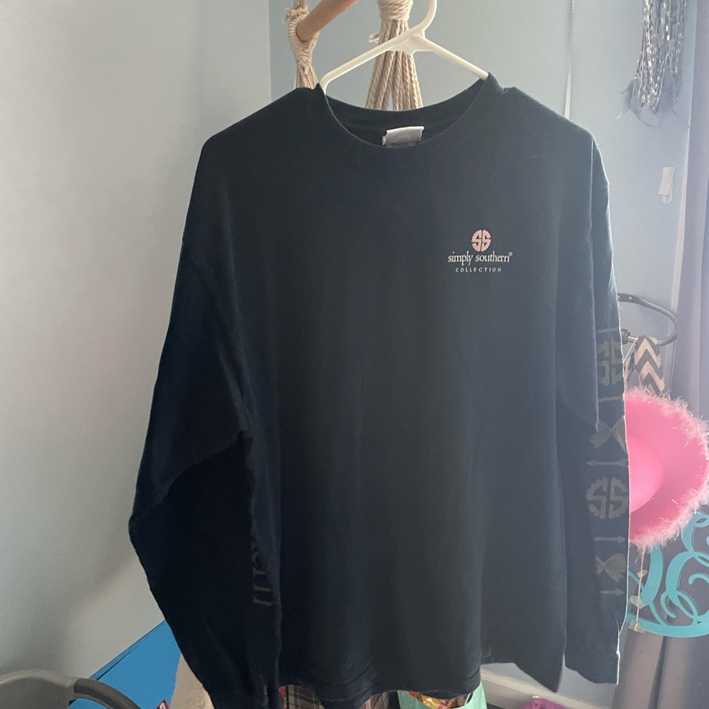 Long sleeve simply southern owl, T-shirt
